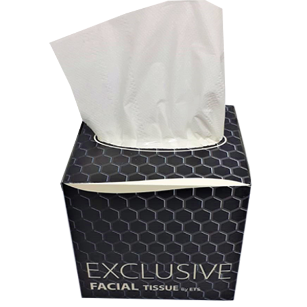Cube Box Handkerchief Black